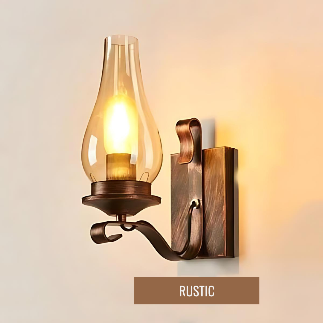 Rustic Wall Sconce Lamp