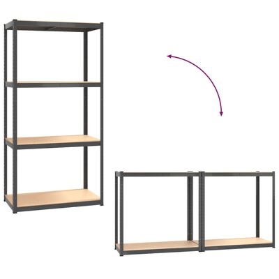 4-LAYER Versatile and Sturdy Storage Shelf