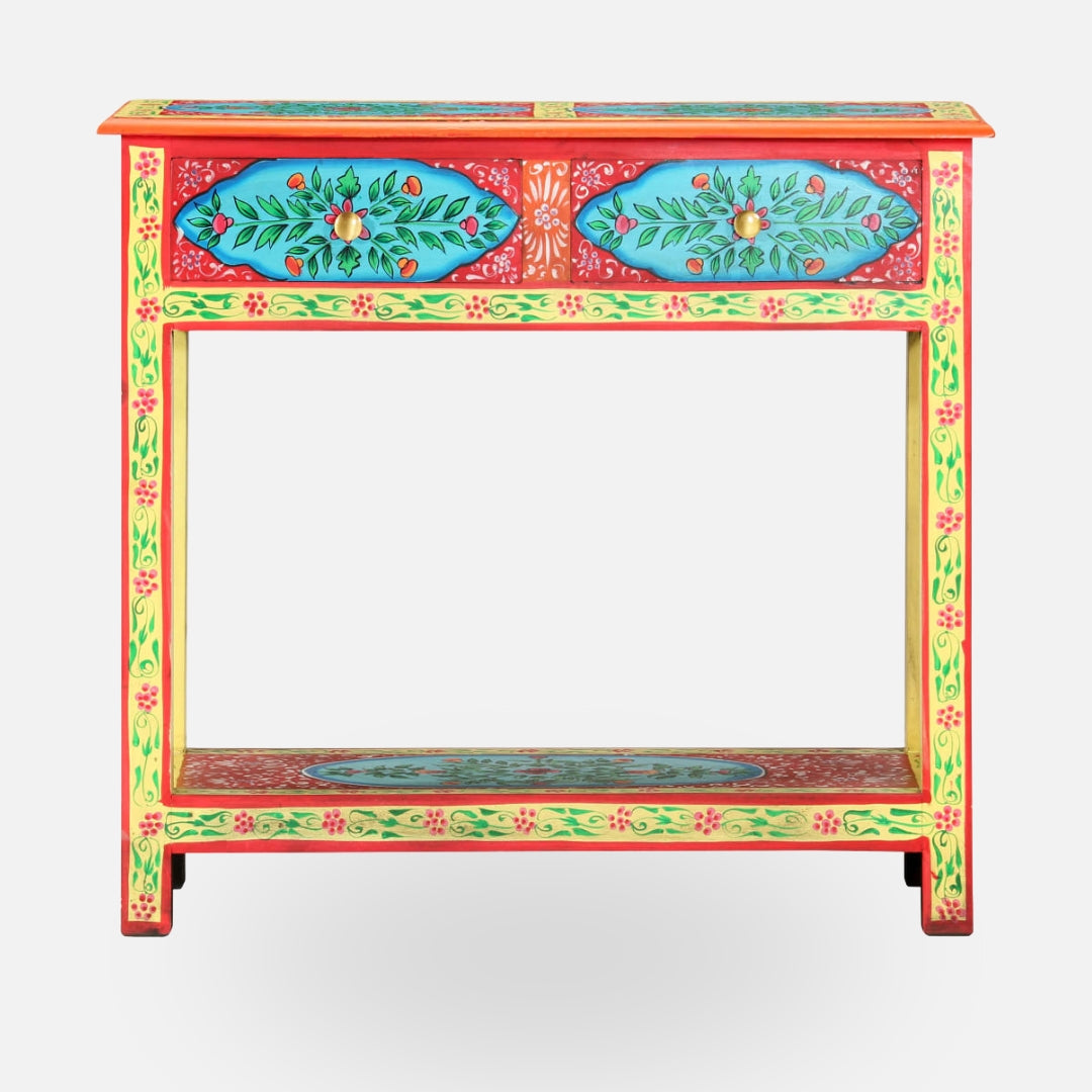 Hand-Painted Console Table