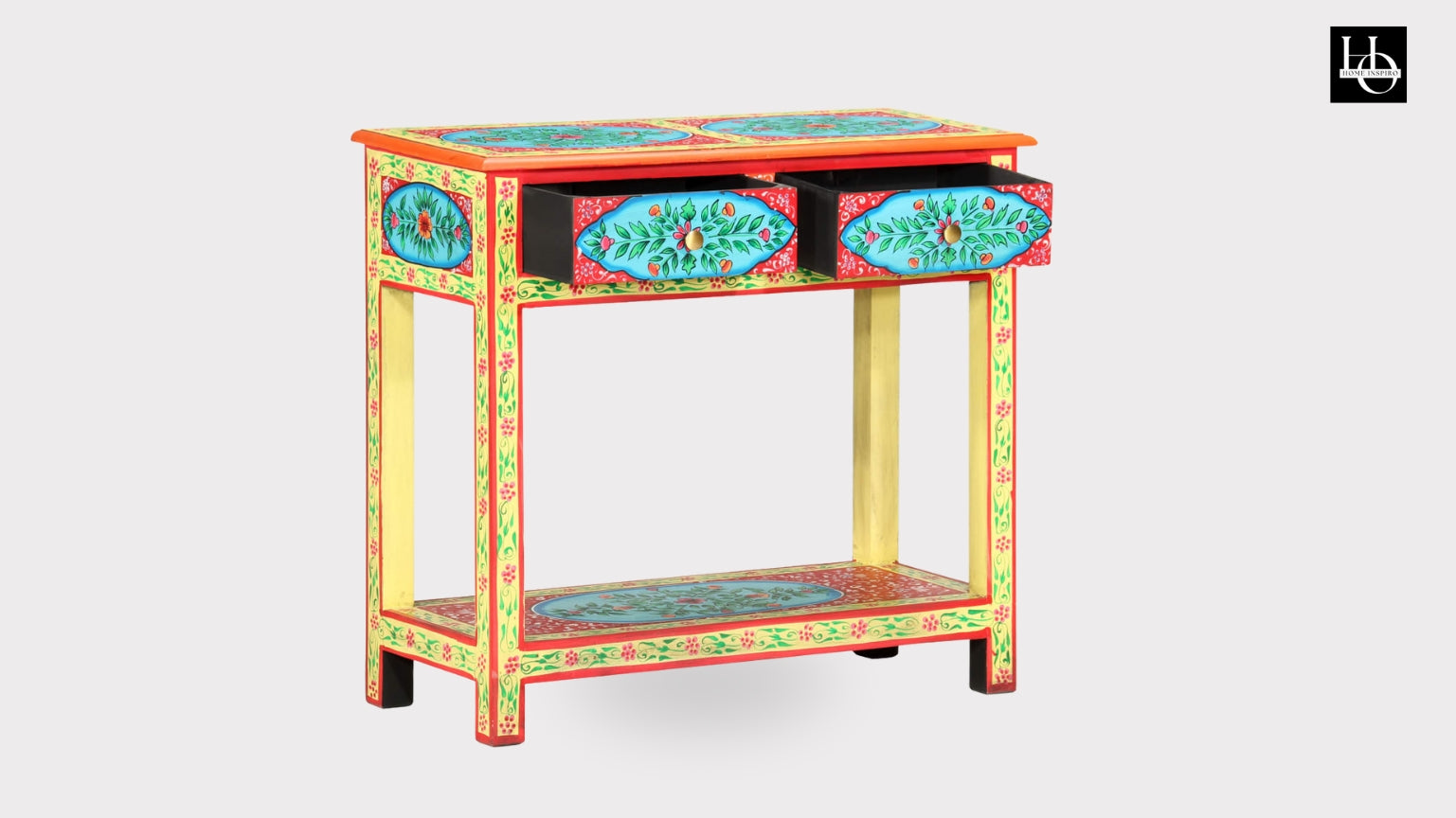 Hand-Painted Console Table