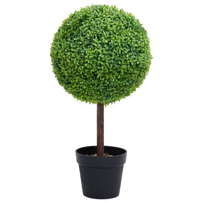 Artificial Pot Ball Boxwood Plant