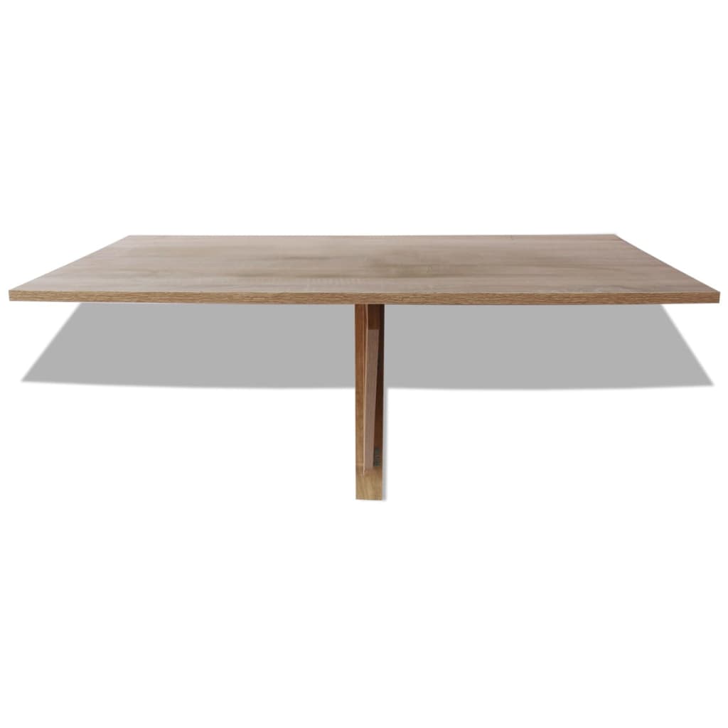 Elegant and Versatile: White Folding Wall Table by HomeInspiro