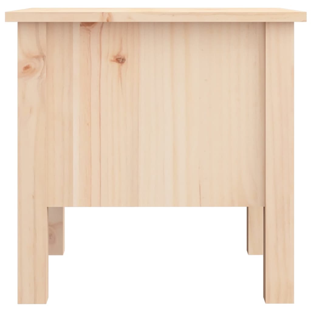 Contemporary Classic: Solid Pine Wood Side Table - 40x40x39 cm