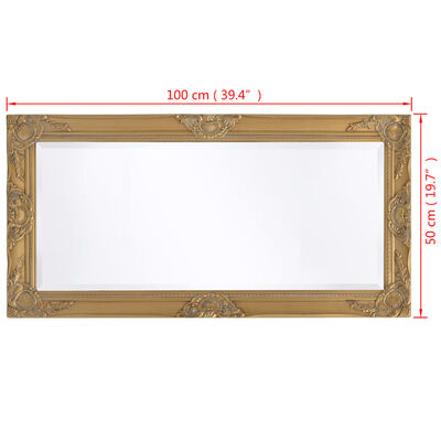 Baroque Style Wall Mirror