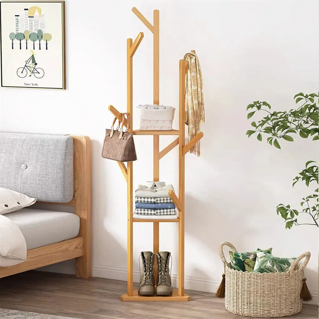 Solid Wood Umbrella Rack