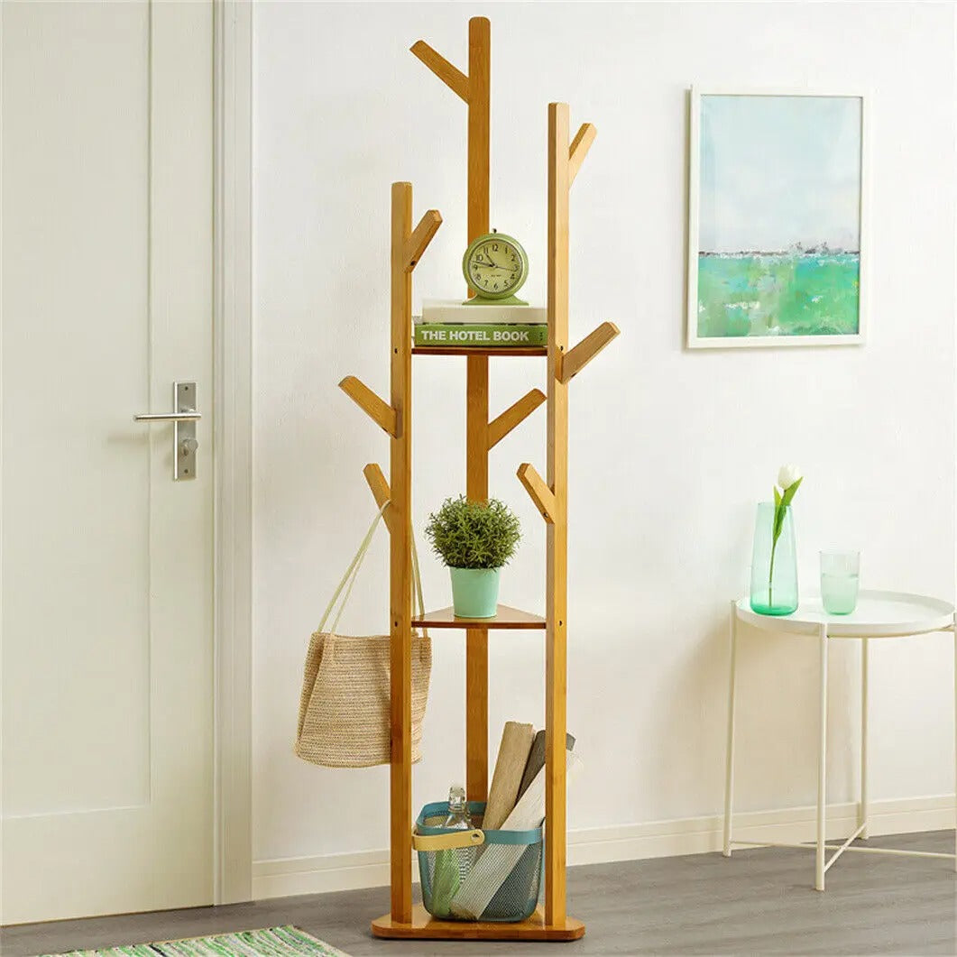 Solid Wood Umbrella Rack