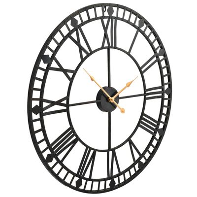 Vintage Clock with Quartz Movement Metal Homeinspiro™