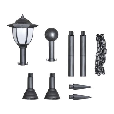 Solar Powered Garden Lights with Poles