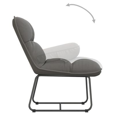 Homeinspiro Modern Arm Chair - Grey